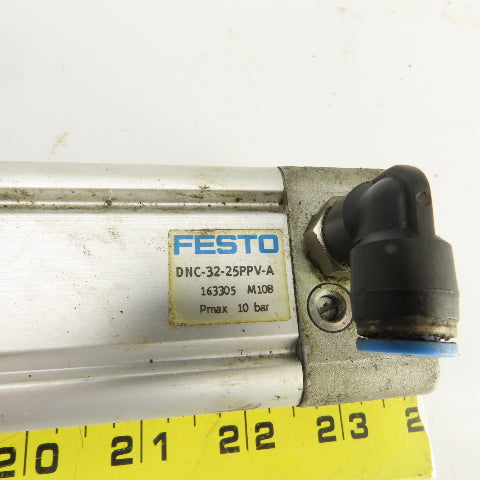 Festo DNC-32-25PPV-A Pneumatic Cylinder 32mm Bore 25mm Stroke Lot Of 2