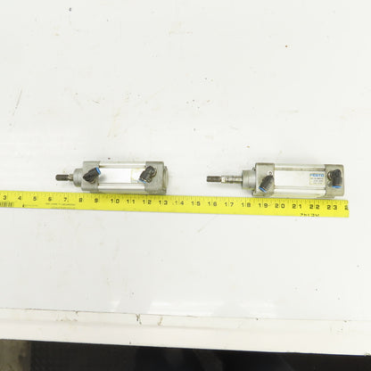 Festo DNC-32-25PPV-A Pneumatic Cylinder 32mm Bore 25mm Stroke Lot Of 2