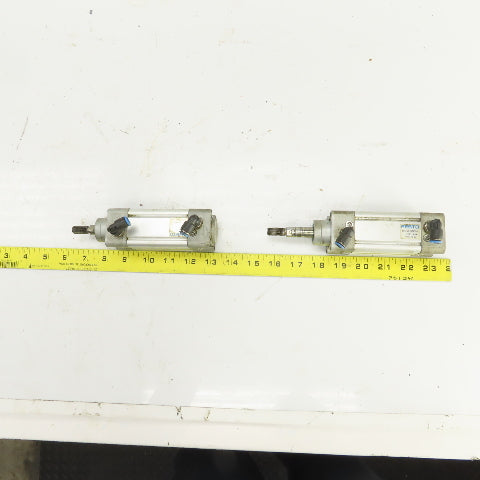 Festo DNC-32-25PPV-A Pneumatic Cylinder 32mm Bore 25mm Stroke Lot Of 2