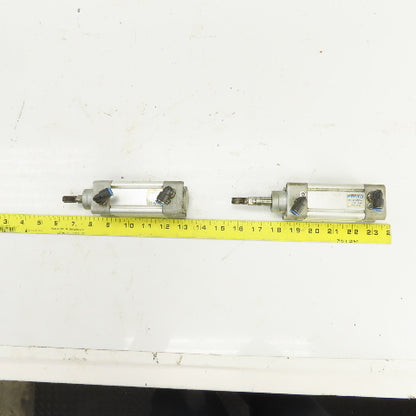 Festo DNC-32-25PPV-A Pneumatic Cylinder 32mm Bore 25mm Stroke Lot Of 2