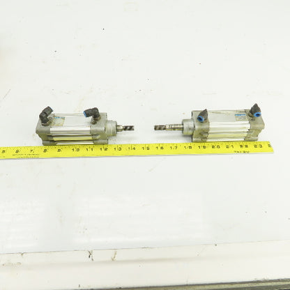 Festo DNC-32-25PPV-A Pneumatic Cylinder 32mm Bore 25mm Stroke Lot Of 2