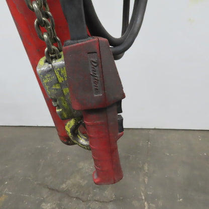 Dayton 3Z326 2 Ton Electric Hoist 10' Lift 8 FPM 230/460V 3Ph