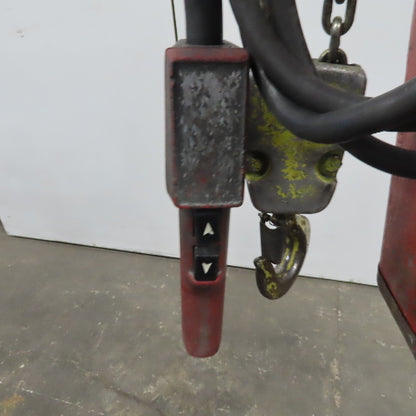 Dayton 3Z326 2 Ton Electric Hoist 10' Lift 8 FPM 230/460V 3Ph