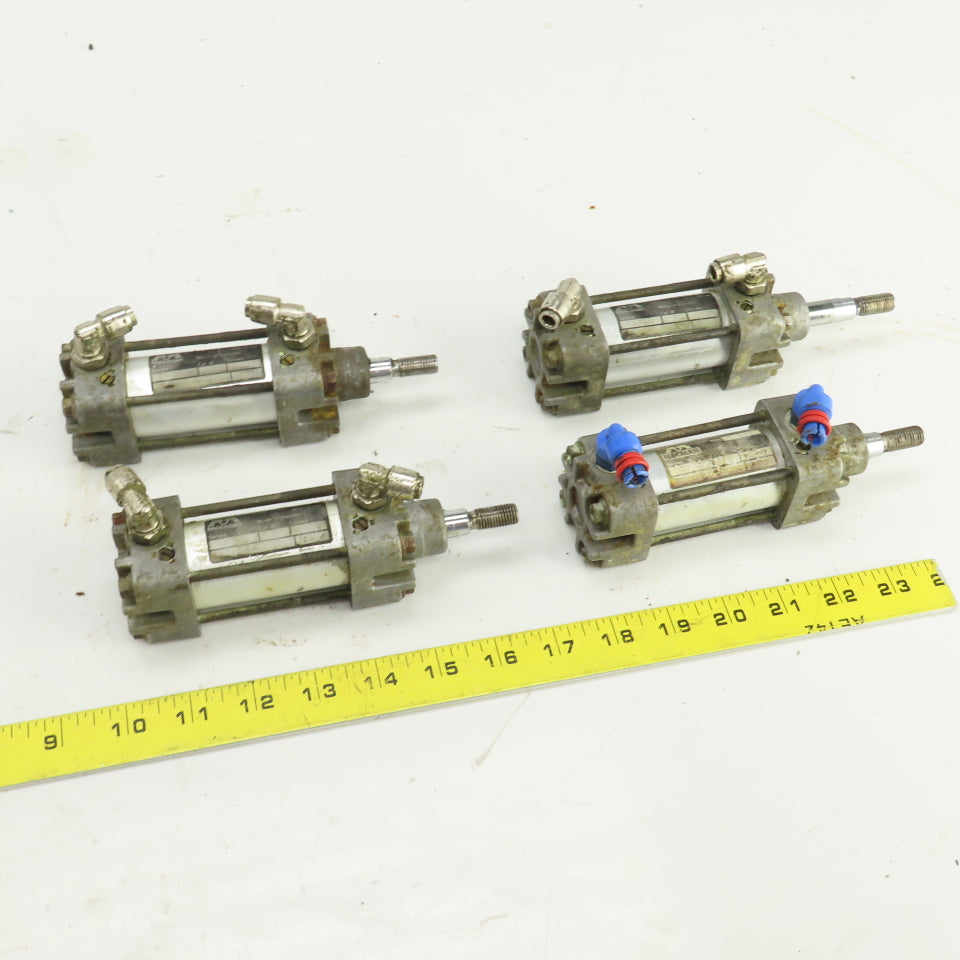 Mecman Ser 167 Double Acting Pneumatic Cylinder 25mm Stroke 32mm Bore Lot Of 4