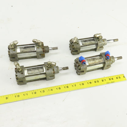 Mecman Ser 167 Double Acting Pneumatic Cylinder 25mm Stroke 32mm Bore Lot Of 4