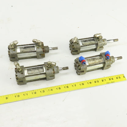 Mecman Ser 167 Double Acting Pneumatic Cylinder 25mm Stroke 32mm Bore Lot Of 4