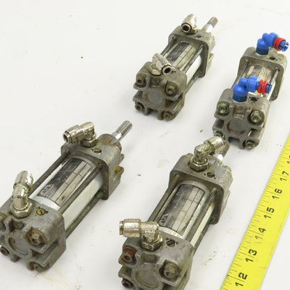 Mecman Ser 167 Double Acting Pneumatic Cylinder 25mm Stroke 32mm Bore Lot Of 4