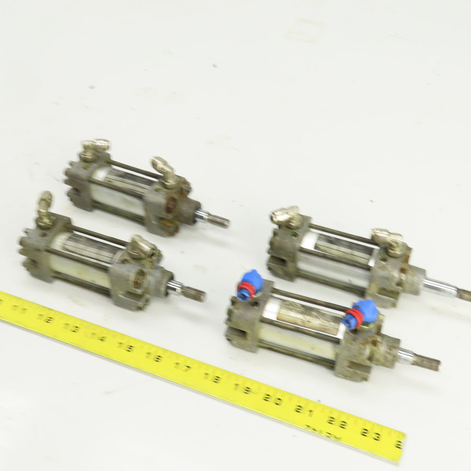 Mecman Ser 167 Double Acting Pneumatic Cylinder 25mm Stroke 32mm Bore Lot Of 4
