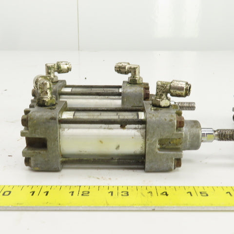 Mecman Ser 167 Double Acting Pneumatic Cylinder 25mm Stroke 32mm Bore Lot Of 4