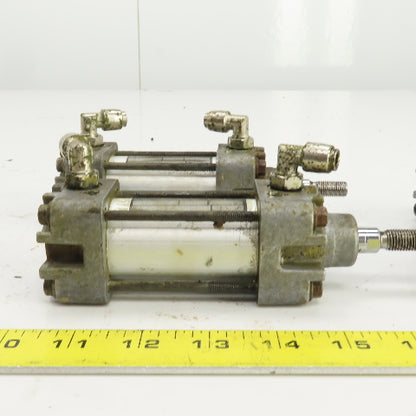 Mecman Ser 167 Double Acting Pneumatic Cylinder 25mm Stroke 32mm Bore Lot Of 4