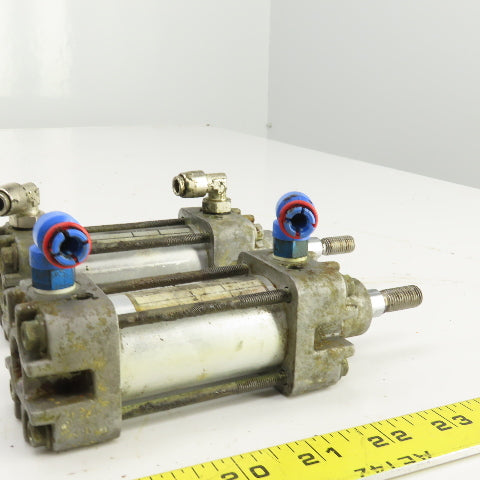 Mecman Ser 167 Double Acting Pneumatic Cylinder 25mm Stroke 32mm Bore Lot Of 4
