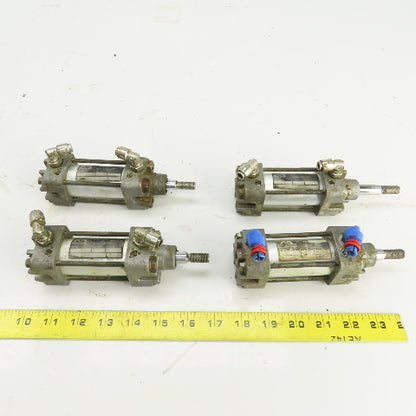 Mecman Ser 167 Double Acting Pneumatic Cylinder 25mm Stroke 32mm Bore Lot Of 4