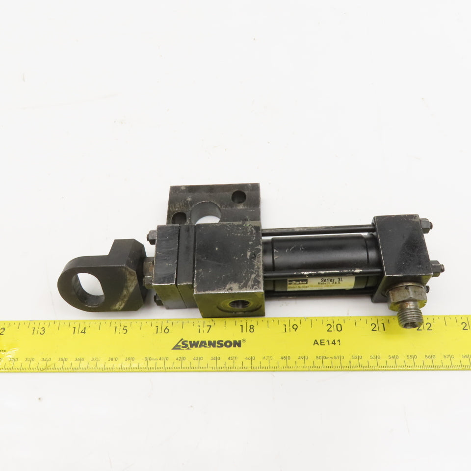 Parker TB3LCR14M 1" Bore 1-1/2" Stroke Double Acting Hydraulic Cylinder 1900PSI