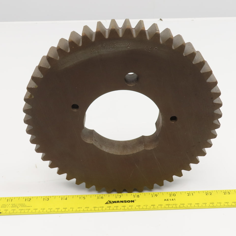 Ramsey 307705-2 Sprocket Gear 9-1/2" OD 48 Tooth 3-3/4" Bore 1-3/16" Wide