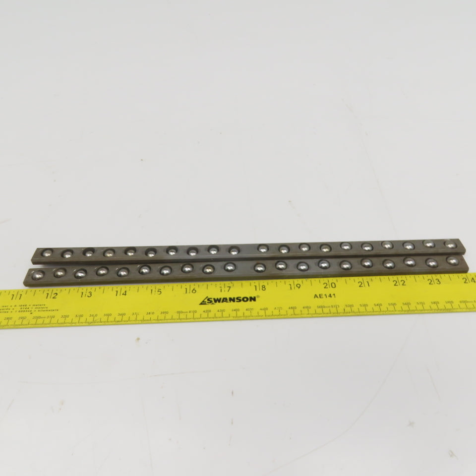 3/8" Bearing Ball Linear Cross Roller Slide Way 12-7/8" Long Lot Of 2