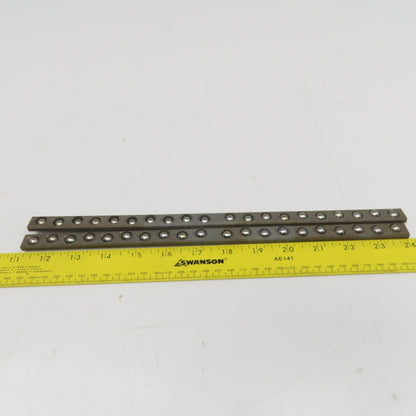 3/8" Bearing Ball Linear Cross Roller Slide Way 12-7/8" Long Lot Of 2
