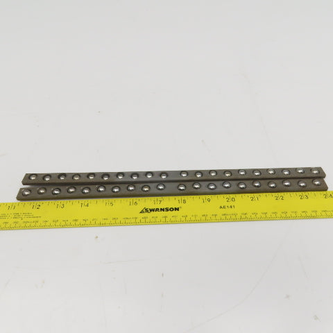 3/8" Bearing Ball Linear Cross Roller Slide Way 12-7/8" Long Lot Of 2
