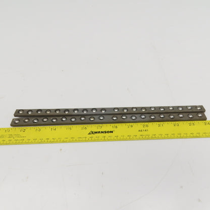 3/8" Bearing Ball Linear Cross Roller Slide Way 12-7/8" Long Lot Of 2