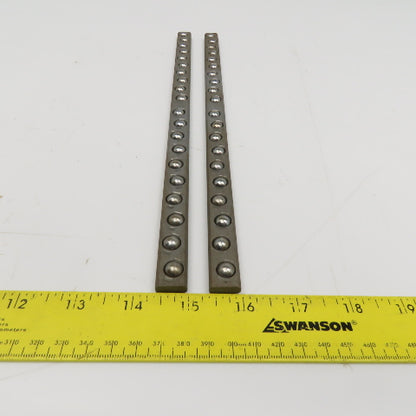 3/8" Bearing Ball Linear Cross Roller Slide Way 12-7/8" Long Lot Of 2