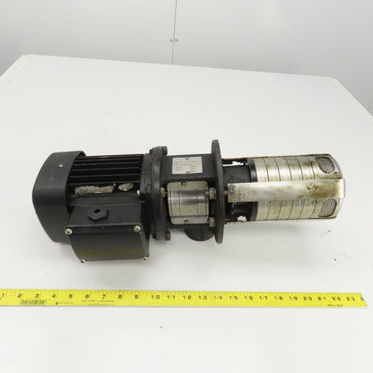 Grundfoss CRK2-40/4-U-W-A-AUUV 1HP Vertical Coolant Pump 208-230/460V 11GPM 3PH