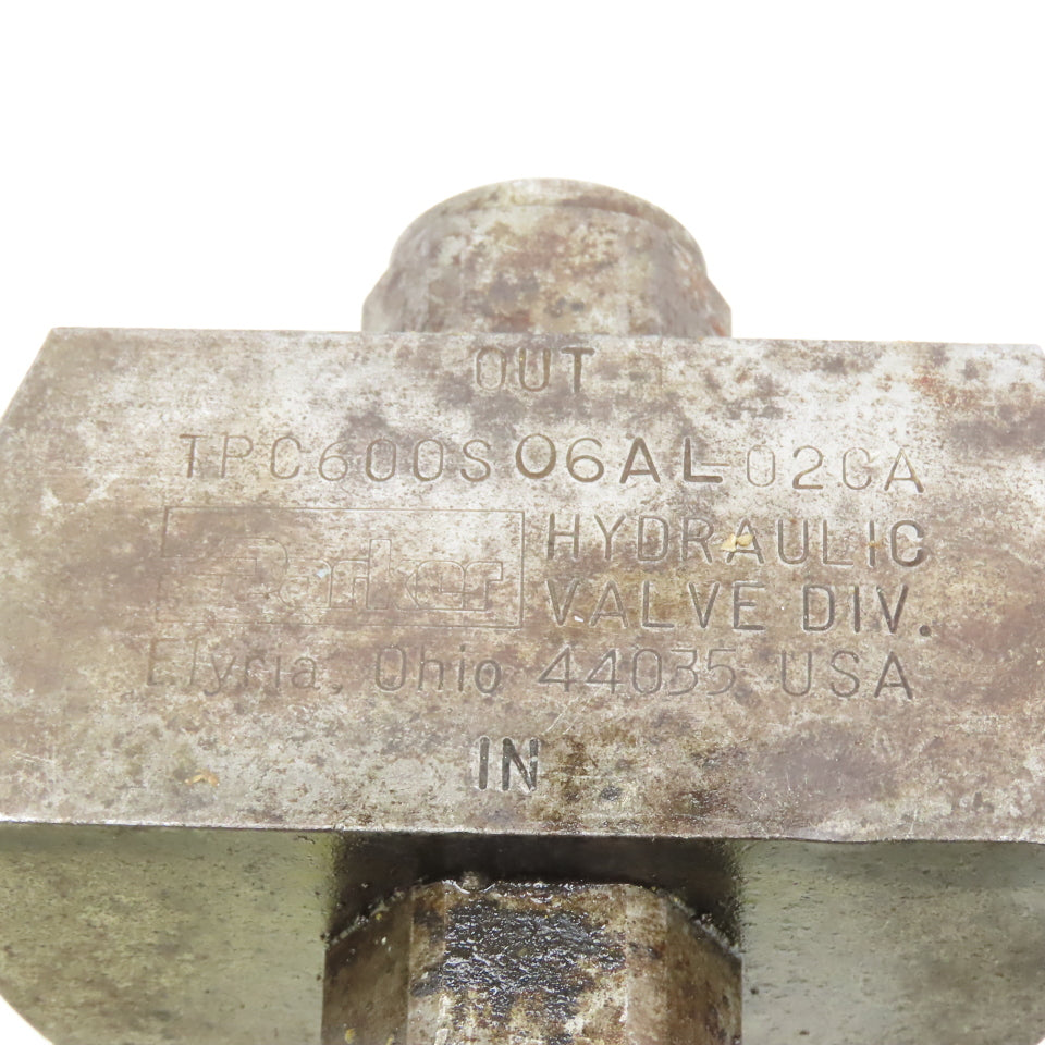 Parker TPC600S 06AL-02CA Temperature Pressure Compensated Flow Control Valve