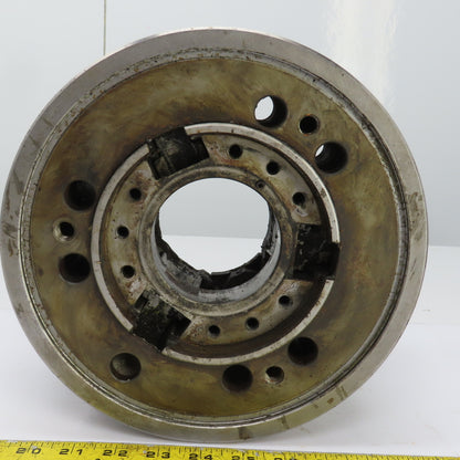 Kitagawa 10" Diameter 3 Jaw Hydraulic Lathe Power Chuck 3" Thru Hole
