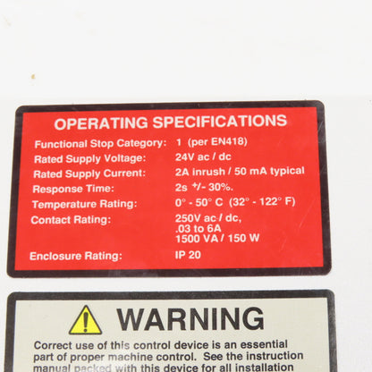 Banner EM-FD-7G4 2 Channel Safety Relay 250V AC/DC