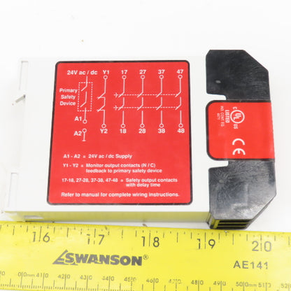 Banner EM-FD-7G4 2 Channel Safety Relay 250V AC/DC