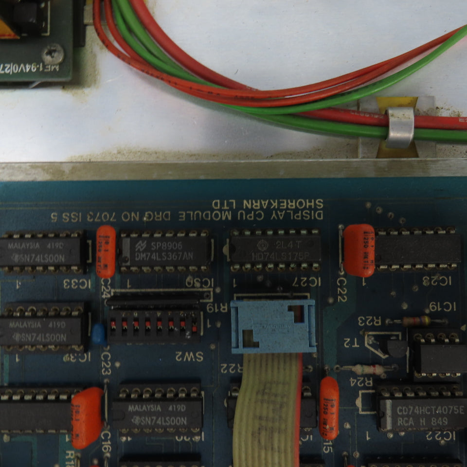 Shorekarn S6059 Issue 2 19" LED Rack Display CPU Module 24 Digits