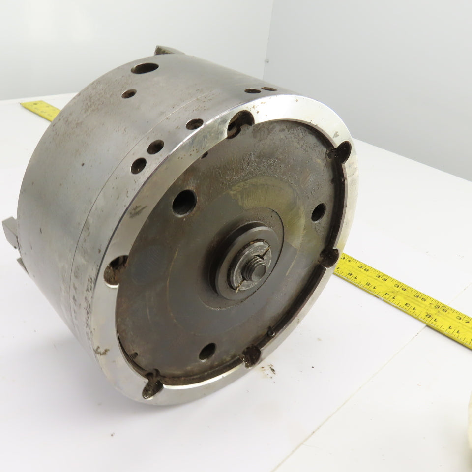 Forkardt E4210C 10" Diameter 3 Jaw Active Pulldown Power Chuck 10,000LBS Drawbar