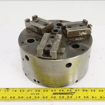 Forkardt E4210C 10" Diameter 3 Jaw Active Pulldown Power Chuck 10,000LBS Drawbar