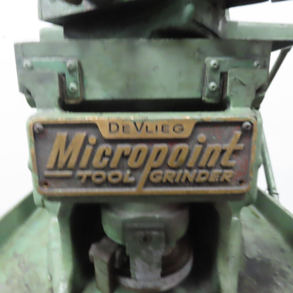 Devlieg Micropoint Precision Tool Grinder Grinding Machine 208-230/460V 3Ph
