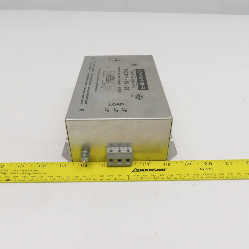 Schaffner FN351H-16-29 Power Line Filter 3x520VAC 50/60Hz