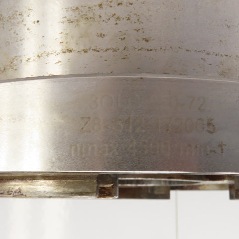 Forkardt Z8-S12-172005 10-1/8" OD Lathe Back Plate Adapter Hollow Power Chuck