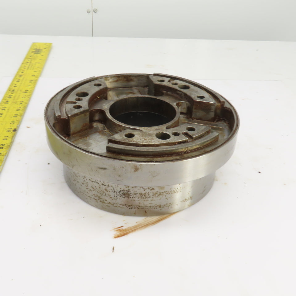 Forkardt Z8-S12-172005 10-1/8" OD Lathe Back Plate Adapter Hollow Power Chuck