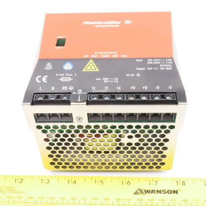 Weidmuller 8708680000 100-120VAC Input 24VDC Output Power Supply