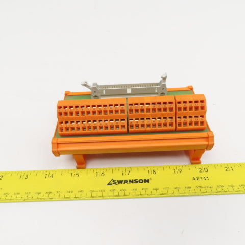 Weidmuller 8537150000 50 Position Terminal Interface