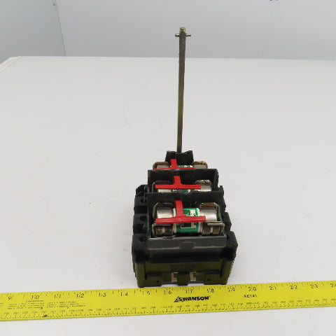General Electric FD1 600V 60A 3 Pole Fused Mains Disconnect Switch