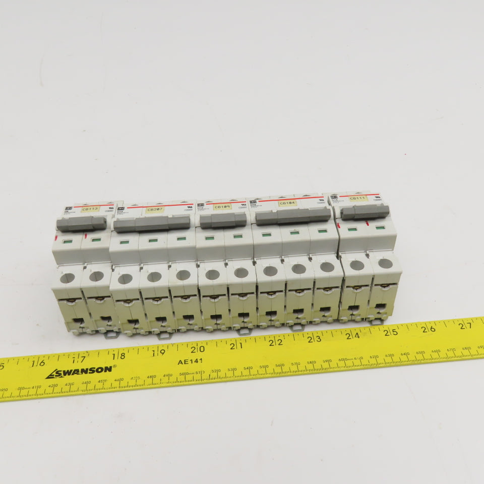Cutler Hammer WMS3 WMS2 415VAC Misc. 2 & 3 Pole Breakers 16A, 6A, 10A Lot Of 5