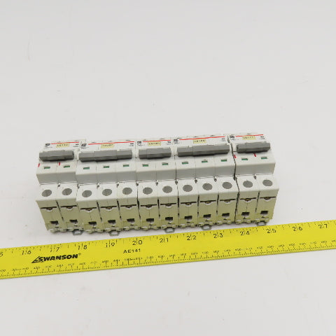 Cutler Hammer WMS3 WMS2 415VAC Misc. 2 & 3 Pole Breakers 16A, 6A, 10A Lot Of 5