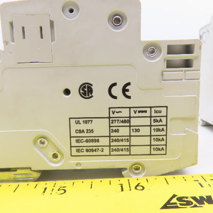 Cutler Hammer WMS3 WMS2 415VAC Misc. 2 & 3 Pole Breakers 16A, 6A, 10A Lot Of 5