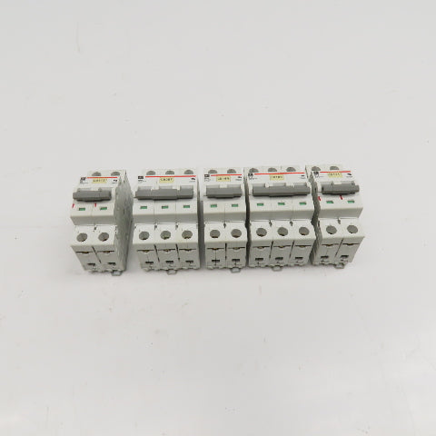 Cutler Hammer WMS3 WMS2 415VAC Misc. 2 & 3 Pole Breakers 16A, 6A, 10A Lot Of 5