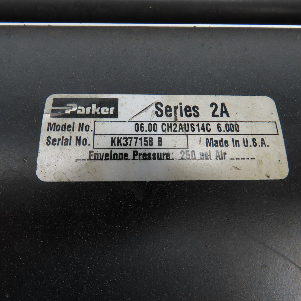 Parker 06.00 CH2AUS14C 6.000 Ser 2A Double Acting Air Cylinder 6" Bore 6" Stroke