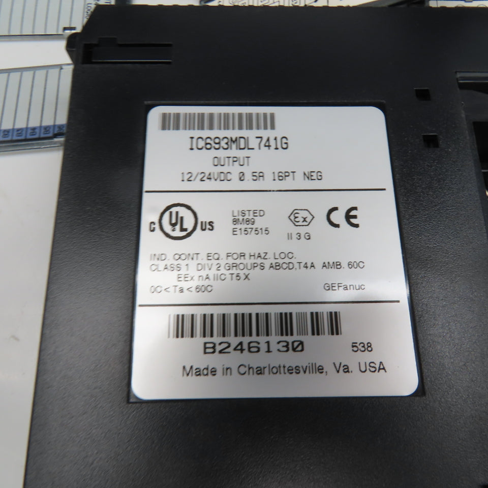 GE Fanuc IC693MDL741G 12/24VDC Output Module Lot OF 7