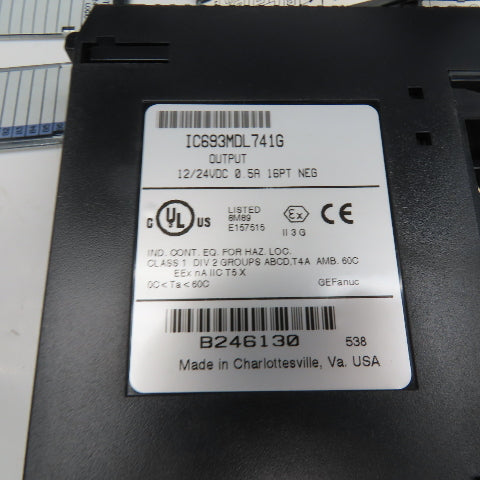 GE Fanuc IC693MDL741G 12/24VDC Output Module Lot OF 7