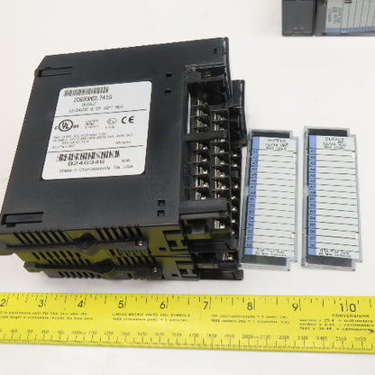 GE Fanuc IC693MDL741G 12/24VDC Output Module Lot OF 7
