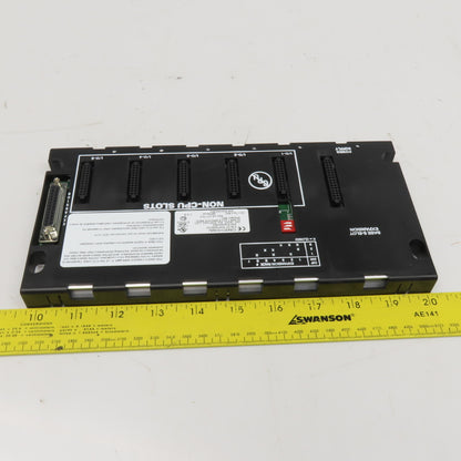 GE Fanuc IC693CHS398J 5 Slot PLC Chassis Expansion Rack EMI Enhanced
