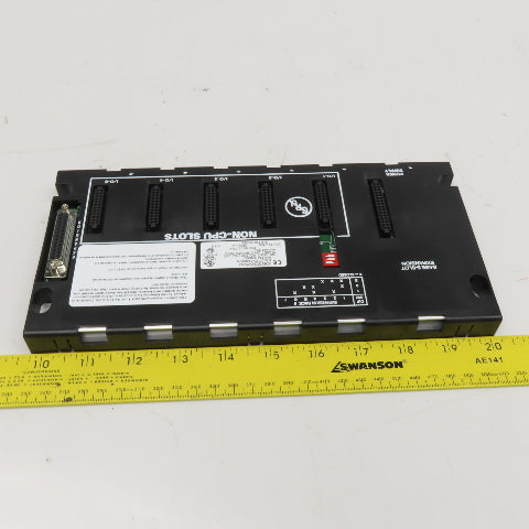 GE Fanuc IC693CHS398J 5 Slot PLC Chassis Expansion Rack EMI Enhanced