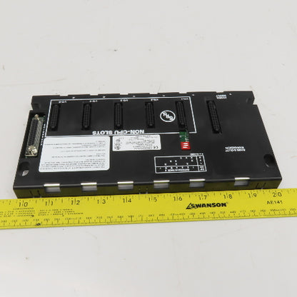 GE Fanuc IC693CHS398J 5 Slot PLC Chassis Expansion Rack EMI Enhanced