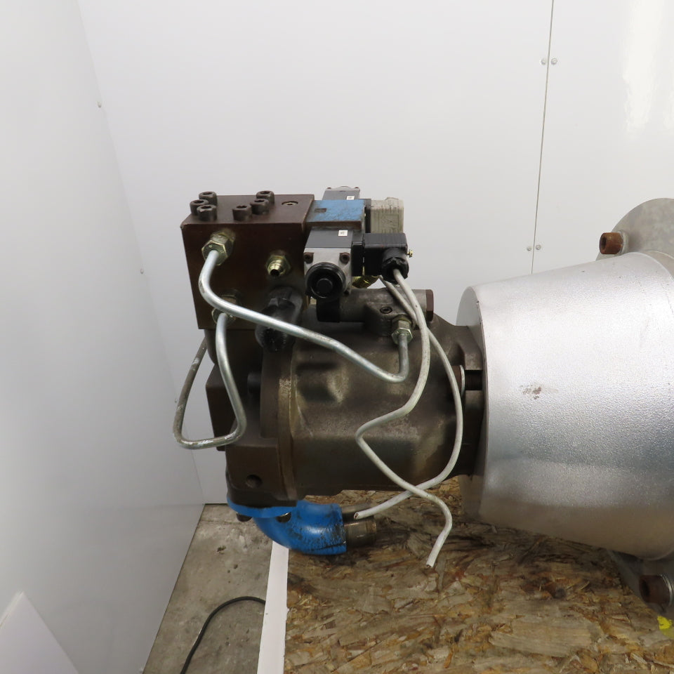 VEM K11R-200-L4-TWS 36kW AC Motor 480V W/Brueninghaus Hydraulic Pump 176 L/min